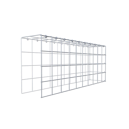 Anbaugabione Typ 4 100 cm x 40 cm x 20 cm (L x H x T), Maschenweite 10 cm x 10 cm, C-Ring