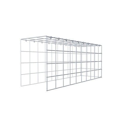 Anbaugabione Typ 4 100 cm x 40 cm x 30 cm (L x H x T), Maschenweite 10 cm x 10 cm, C-Ring