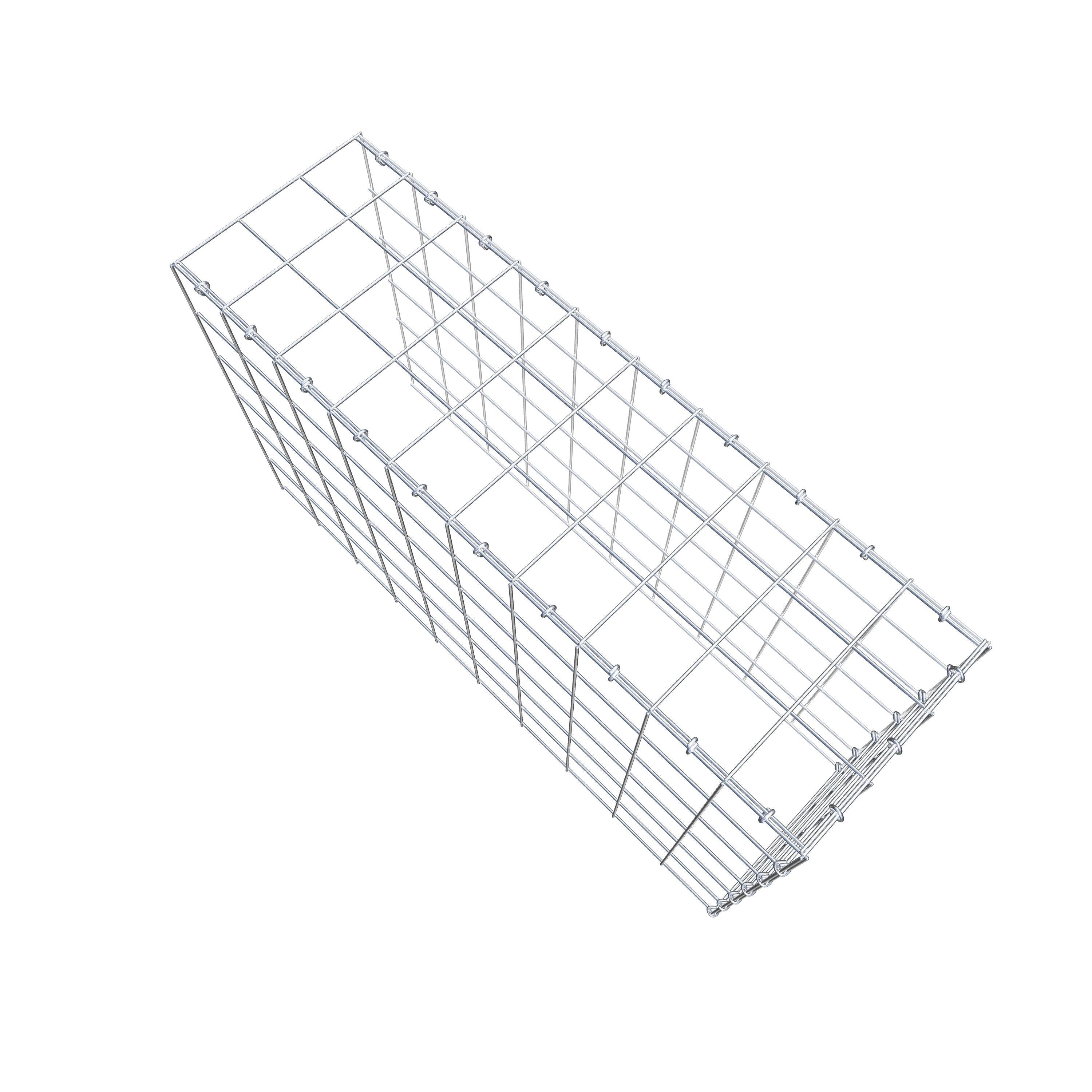 Anbaugabione Typ 4 100 cm x 60 cm x 30 cm (L x H x T), Maschenweite 10 cm x 10 cm, C-Ring