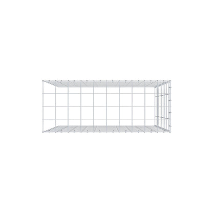 Anbaugabione Typ 4 100 cm x 100 cm x 40 cm (L x H x T), Maschenweite 10 cm x 10 cm, C-Ring