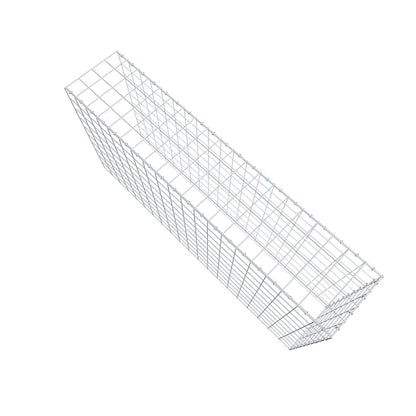 Anbaugabione Typ 4 200 cm x 100 cm x 40 cm (L x H x T), Maschenweite 10 cm x 10 cm, C-Ring