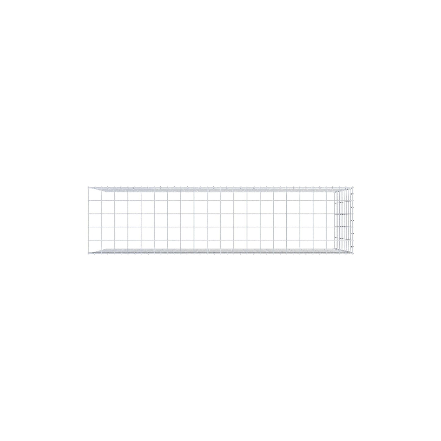 Anbaugabione Typ 4 200 cm x 100 cm x 50 cm (L x H x T), Maschenweite 10 cm x 10 cm, C-Ring