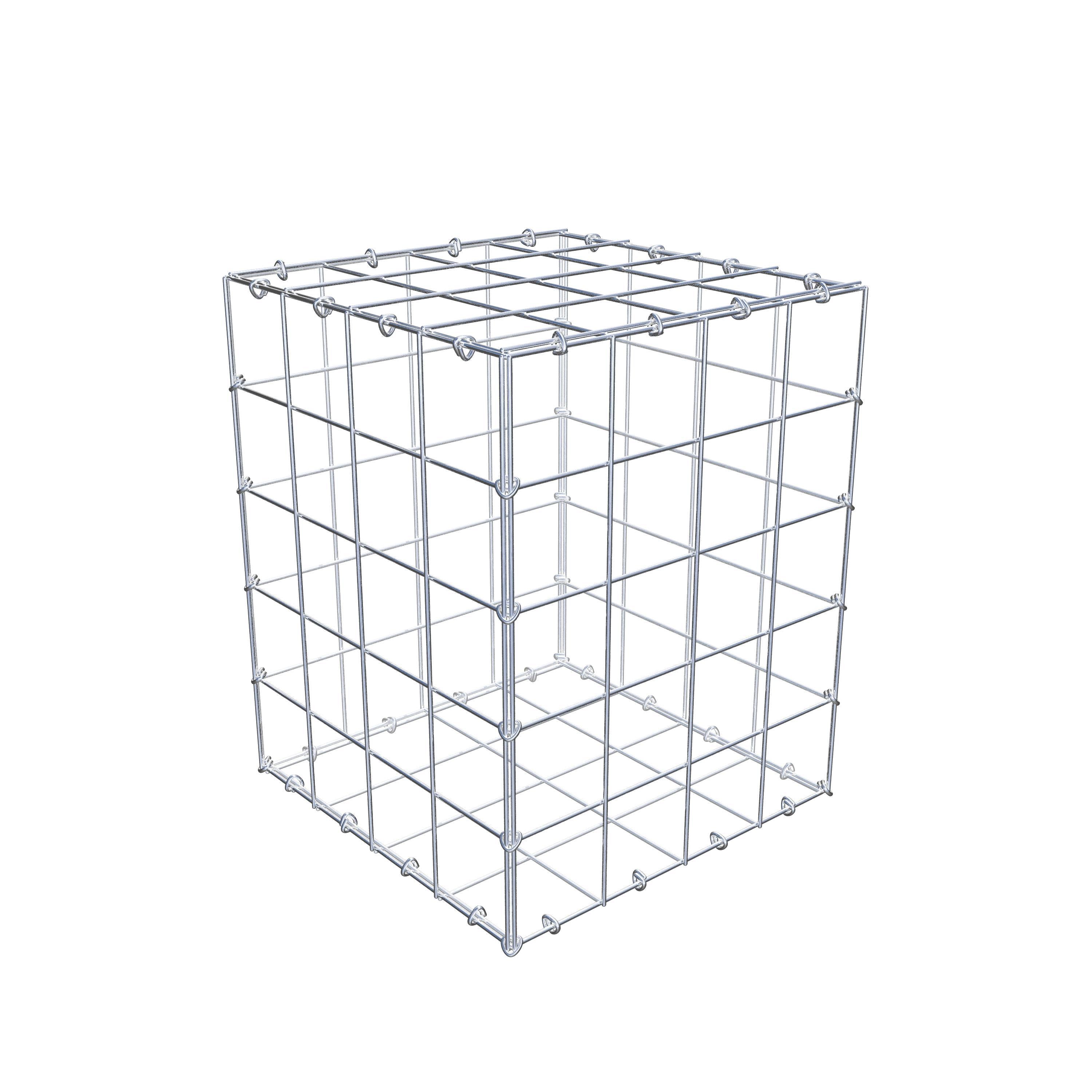 Gabion 50 cm x 40 cm x 40 cm (L x H x D), mesh size 10 cm x 10 cm, C-ring