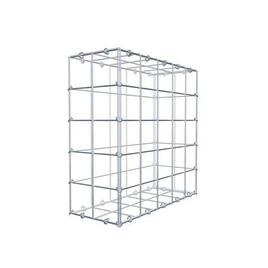 Gabion 50 cm x 50 cm x 20 cm (L x H x P), mailles 10 cm x 10 cm, anneau en C