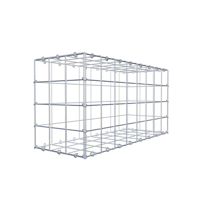 Schanskorf 80 cm x 40 cm x 30 cm (L x H x D), maaswijdte 10 cm x 10 cm, C-ring