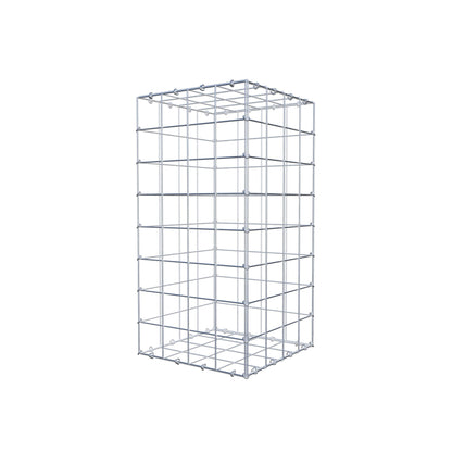 Gabion 80 cm x 40 cm x 40 cm (L x H x D), maskstorlek 10 cm x 10 cm, C-ring