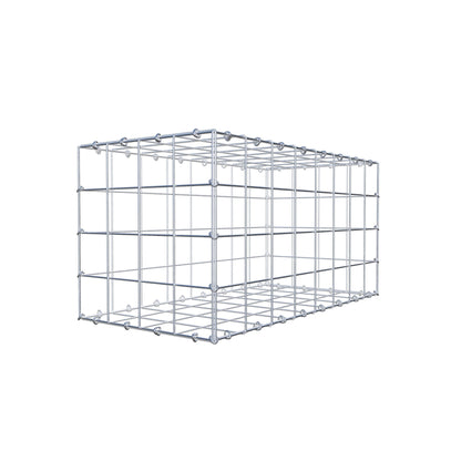 Gabion 80 cm x 40 cm x 40 cm (L x H x D), maskstorlek 10 cm x 10 cm, C-ring