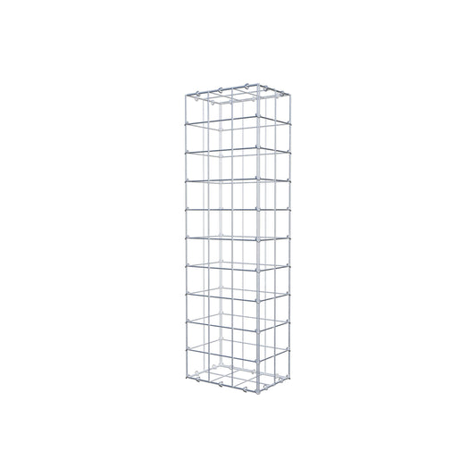Gabion 100 cm x 20 cm x 30 cm (L x H x P), mailles 10 cm x 10 cm, anneau en C