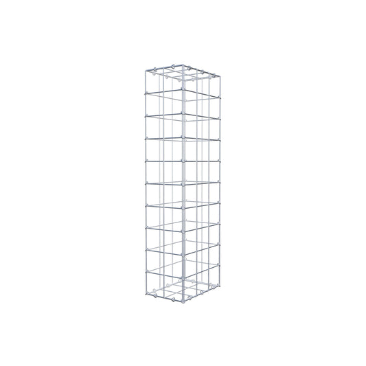 Gabion 100 cm x 30 cm x 20 cm (L x H x D), mesh size 10 cm x 10 cm, C-ring