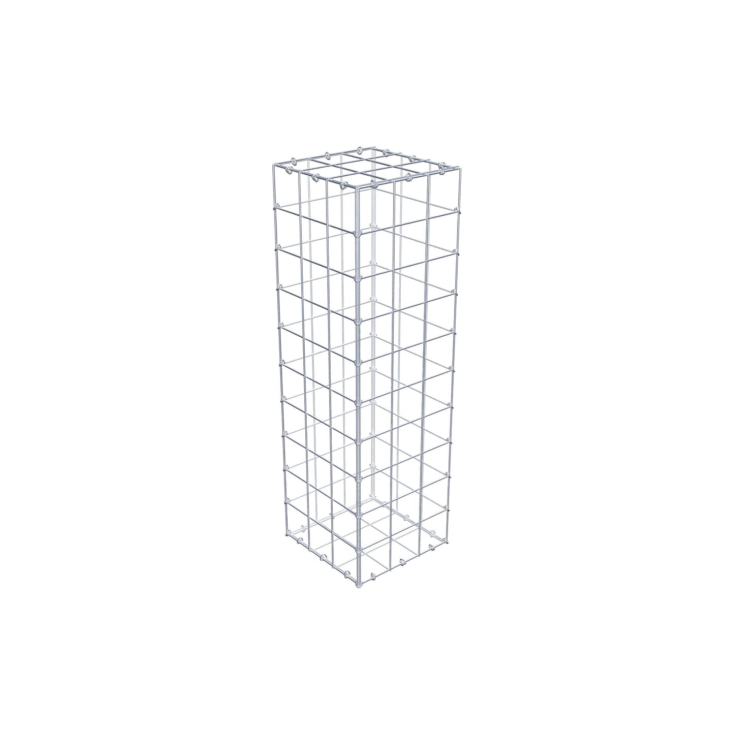 Gabion 100 cm x 30 cm x 30 cm (L x H x D), maskestørrelse 10 cm x 10 cm, C-ring
