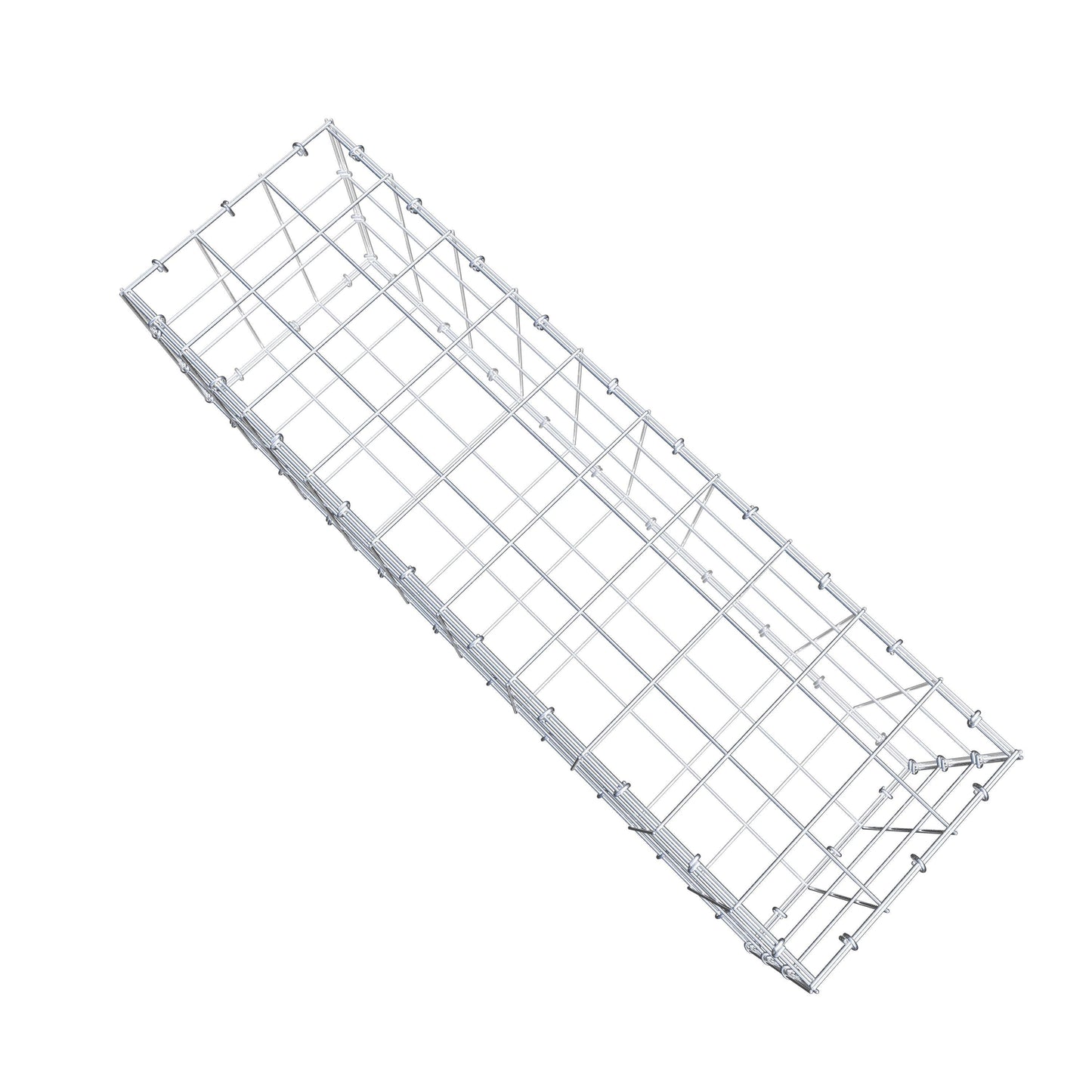 Gabion 100 cm x 30 cm x 30 cm (L x H x D), maskestørrelse 10 cm x 10 cm, C-ring