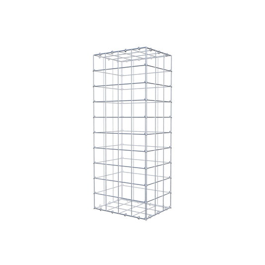 Gabion 100 cm x 30 cm x 40 cm (L x H x P), mailles 10 cm x 10 cm, anneau en C