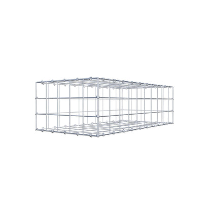 Gabione 100 cm x 30 cm x 50 cm (L x H x T), Maschenweite 10 cm x 10 cm, C-Ring