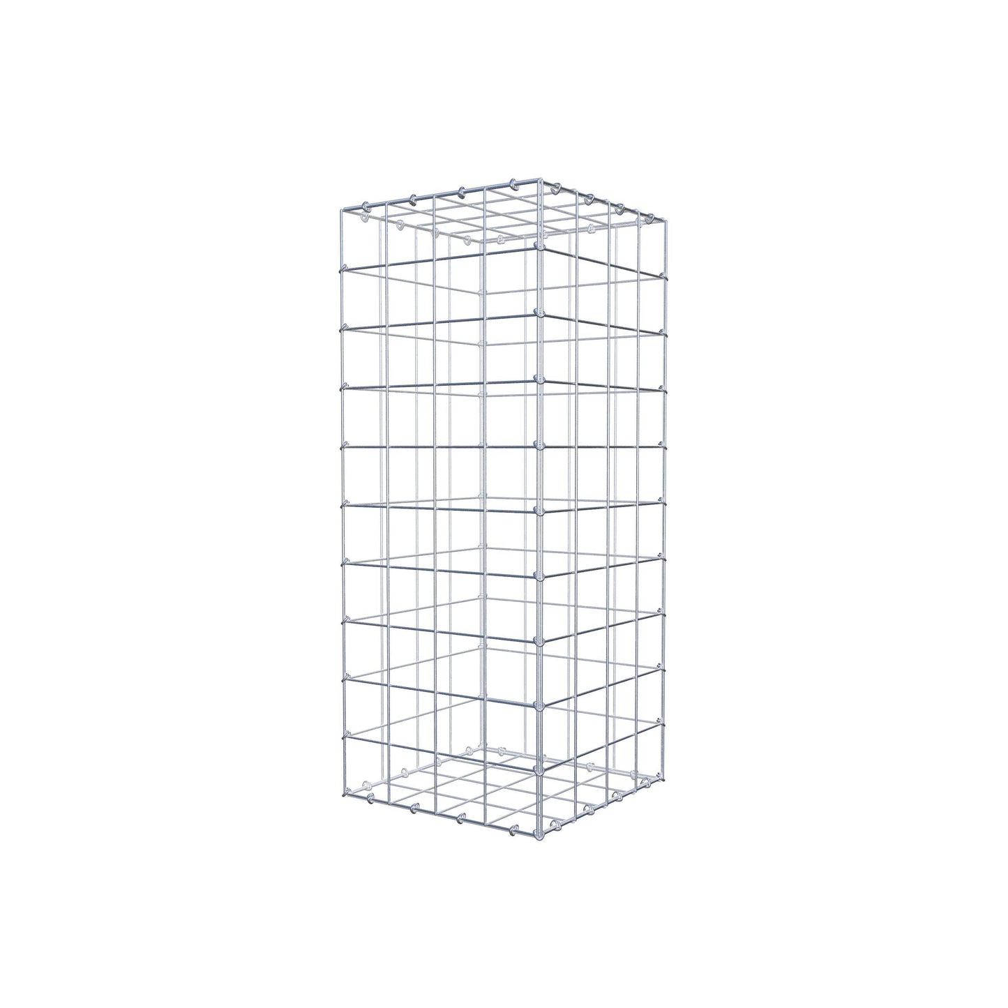 Gabion 100 cm x 40 cm x 40 cm (L x H x D), maskestørrelse 10 cm x 10 cm, C-ring