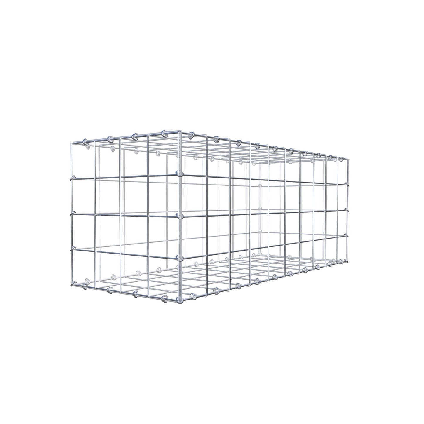 Gabion 100 cm x 40 cm x 40 cm (L x H x D), maskestørrelse 10 cm x 10 cm, C-ring