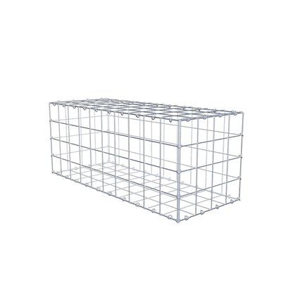 Gabion 100 cm x 40 cm x 40 cm (L x H x D), maskestørrelse 10 cm x 10 cm, C-ring