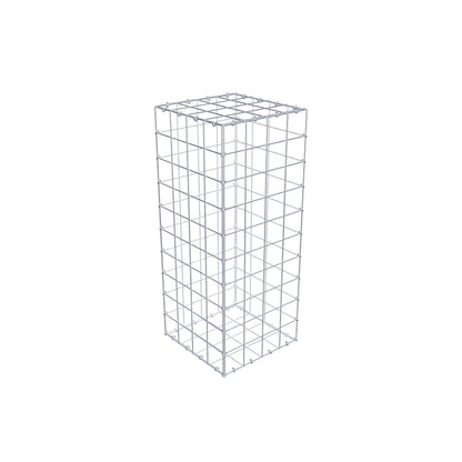 Gabion 100 cm x 40 cm x 40 cm (L x H x D), maskestørrelse 10 cm x 10 cm, C-ring