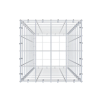 Gabion 100 cm x 40 cm x 40 cm (L x H x D), maskestørrelse 10 cm x 10 cm, C-ring