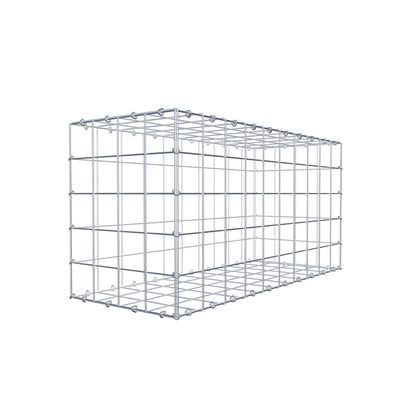 Gabion 100 cm x 50 cm x 40 cm (L x H x D), maskstorlek 10 cm x 10 cm, C-ring