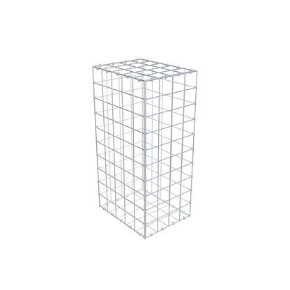 Gabion 100 cm x 50 cm x 40 cm (L x H x D), maskstorlek 10 cm x 10 cm, C-ring