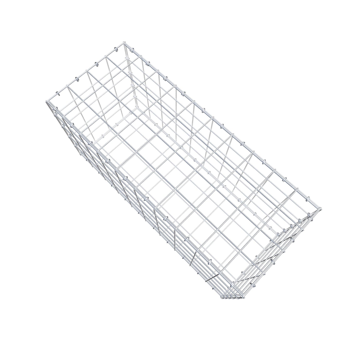 Gabion 100 cm x 50 cm x 40 cm (L x H x D), maskstorlek 10 cm x 10 cm, C-ring