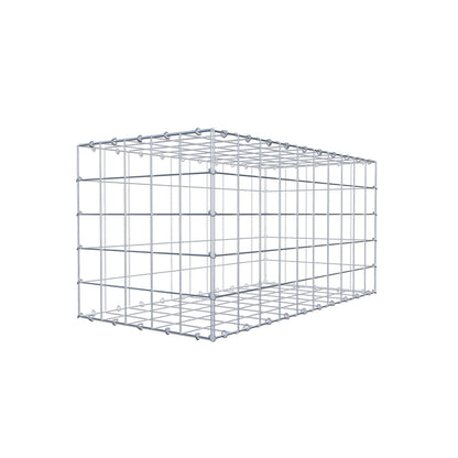 Gabion 100 cm x 50 cm x 50 cm (L x H x D), maskestørrelse 10 cm x 10 cm, C-ring