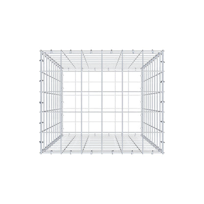 Schanskorf 100 cm x 60 cm x 50 cm (L x H x D), maaswijdte 10 cm x 10 cm, C-ring