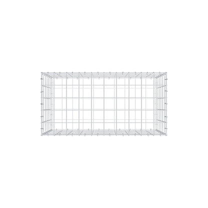 Schanskorf 100 cm x 60 cm x 50 cm (L x H x D), maaswijdte 10 cm x 10 cm, C-ring