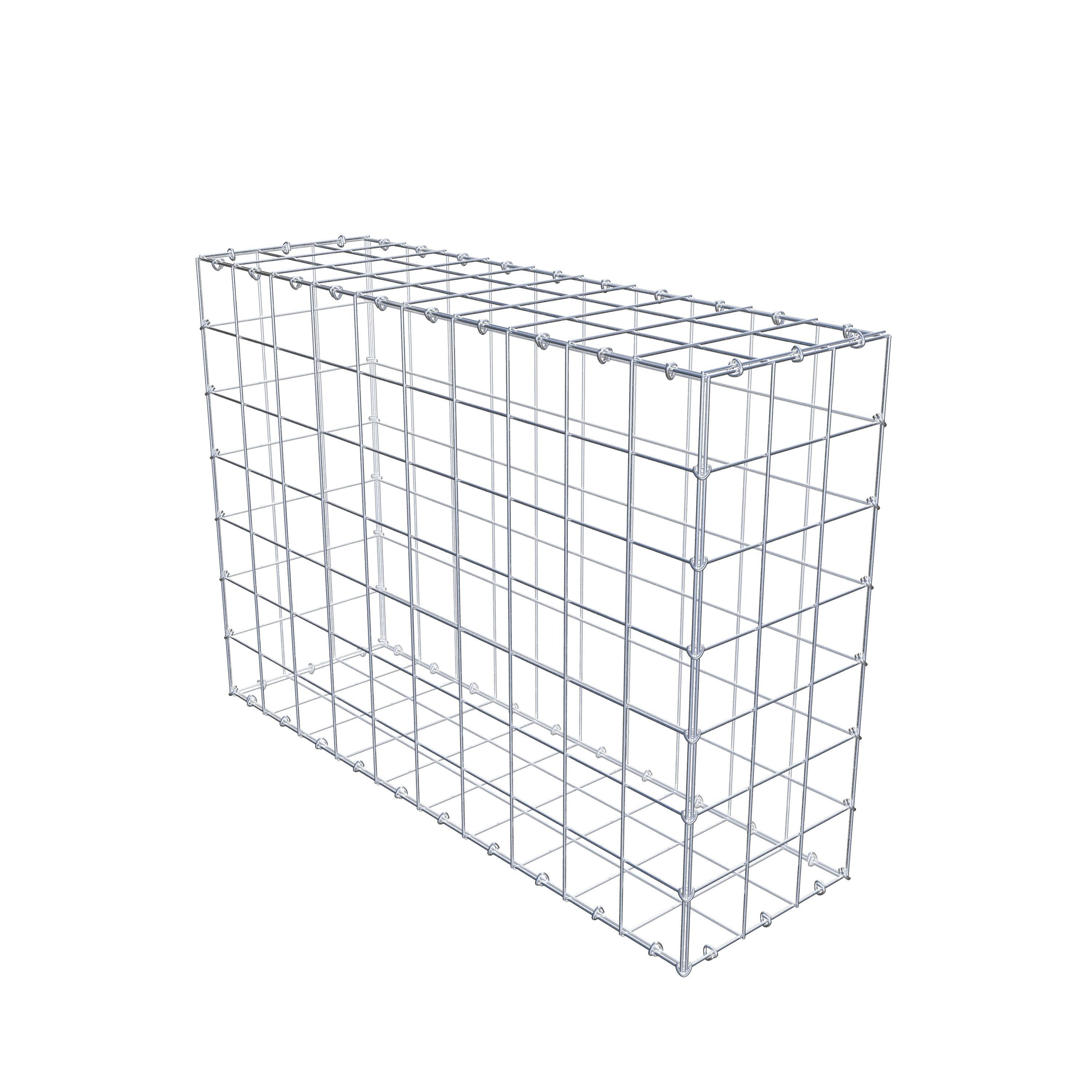 Gabion 100 cm x 70 cm x 30 cm (L x H x D), mesh size 10 cm x 10 cm, C-ring