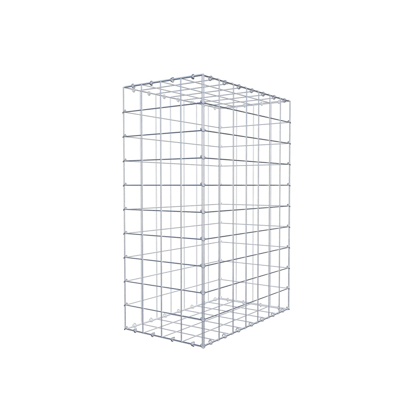 Gabion 100 cm x 70 cm x 40 cm (L x H x D), maskestørrelse 10 cm x 10 cm, C-ring