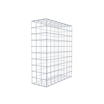 Gabion 100 cm x 80 cm x 30 cm (L x H x D), maskestørrelse 10 cm x 10 cm, C-ring