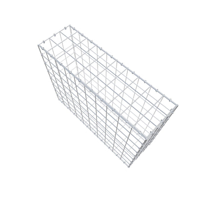 Gabion 100 cm x 80 cm x 30 cm (L x H x D), maskestørrelse 10 cm x 10 cm, C-ring