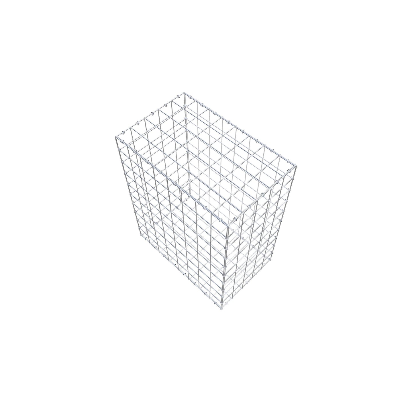 Gabion 100 cm x 80 cm x 50 cm (L x H x P), mailles 10 cm x 10 cm, anneau en C