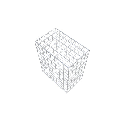 Gabion 100 cm x 80 cm x 50 cm (L x H x P), mailles 10 cm x 10 cm, anneau en C
