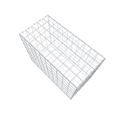 Gabion 100 cm x 80 cm x 50 cm (L x H x P), mailles 10 cm x 10 cm, anneau en C