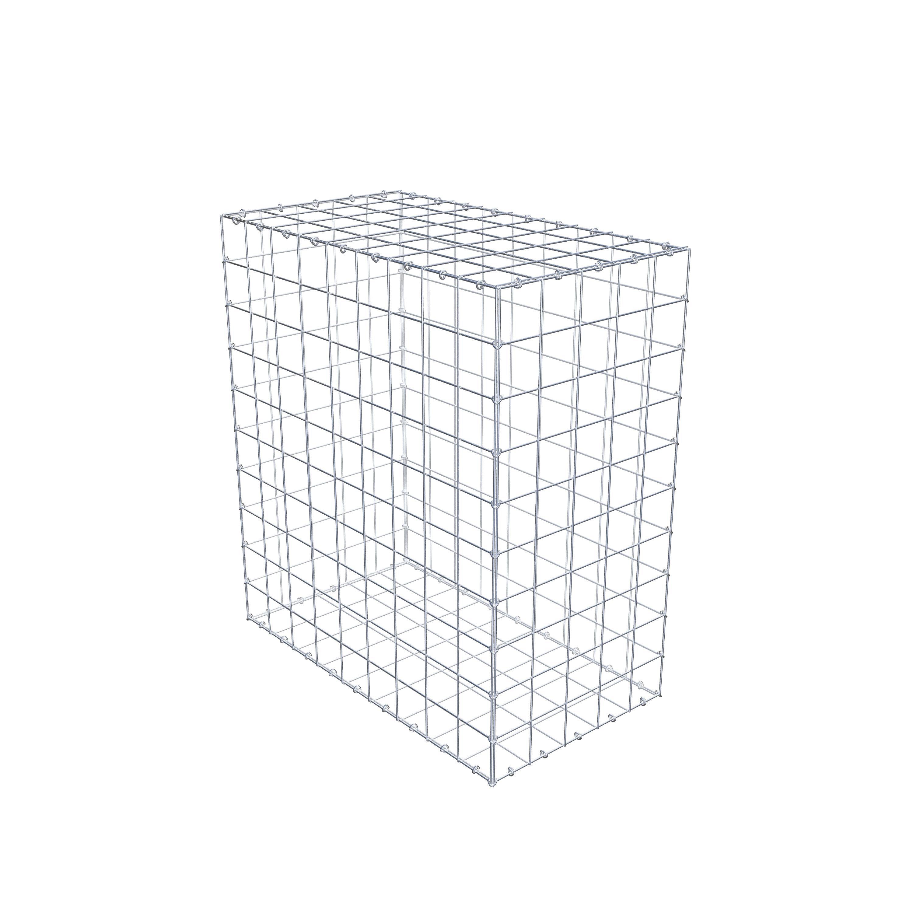 Gabion 100 cm x 90 cm x 50 cm (L x H x D), mesh size 10 cm x 10 cm, C-ring