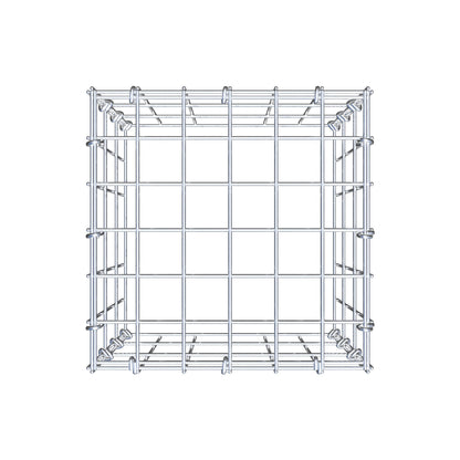 Monteret gabion type 3 30 cm x 30 cm x 30 cm (L x H x D), maskestørrelse 5 cm x 10 cm, C-ring