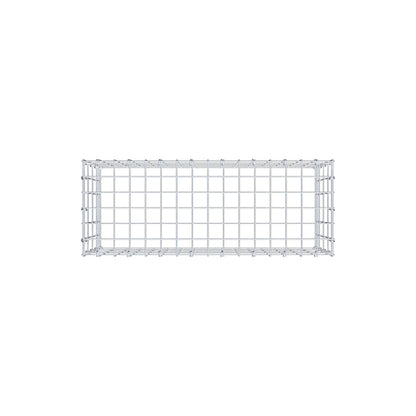 Anbaugabione Typ 3 80 cm x 40 cm x 30 cm (L x H x T), Maschenweite 5 cm x 10 cm, C-Ring