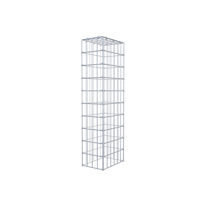 Monteret gabion type 3 100 cm x 30 cm x 20 cm (L x H x D), maskestørrelse 5 cm x 10 cm, C-ring