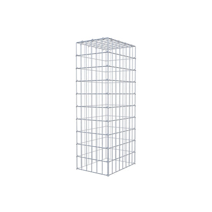 Monteret gabion type 3 100 cm x 40 cm x 30 cm (L x H x D), maskestørrelse 5 cm x 10 cm, C-ring
