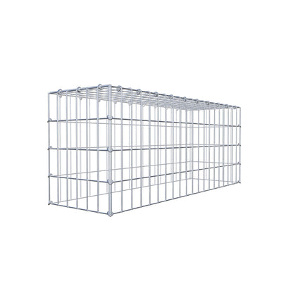 Monteret gabion type 3 100 cm x 40 cm x 30 cm (L x H x D), maskestørrelse 5 cm x 10 cm, C-ring