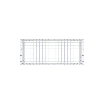 Anbaugabione Typ 3 100 cm x 40 cm x 40 cm (L x H x T), Maschenweite 5 cm x 10 cm, C-Ring