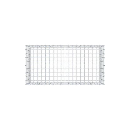 Anbaugabione Typ 3 100 cm x 40 cm x 50 cm (L x H x T), Maschenweite 5 cm x 10 cm, C-Ring