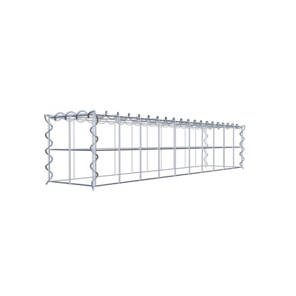 Grown-on gabion type 3 100 cm x 20 cm x 20 cm (L x H x D), mesh size 10 cm x 10 cm, spiral