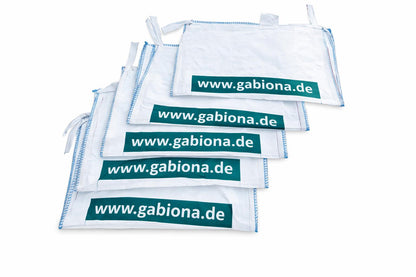 5x Big Bags 95 x 65 x 120 cm (L x D x H) - med print - meget stabil - 1.250 kg SWL