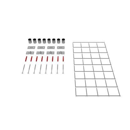 Traliccio decorativo (incl. materiale di montaggio) Dimensioni della rete 5 x 5 cm