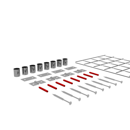 Traliccio decorativo (incl. materiale di montaggio) Dimensioni della rete 5 x 5 cm