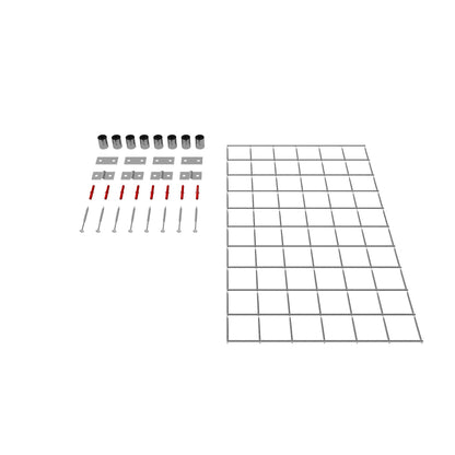 Traliccio decorativo (incl. materiale di montaggio) Dimensioni della rete 5 x 5 cm