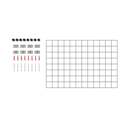 Traliccio decorativo (incl. materiale di montaggio) Dimensioni della rete 5 x 5 cm