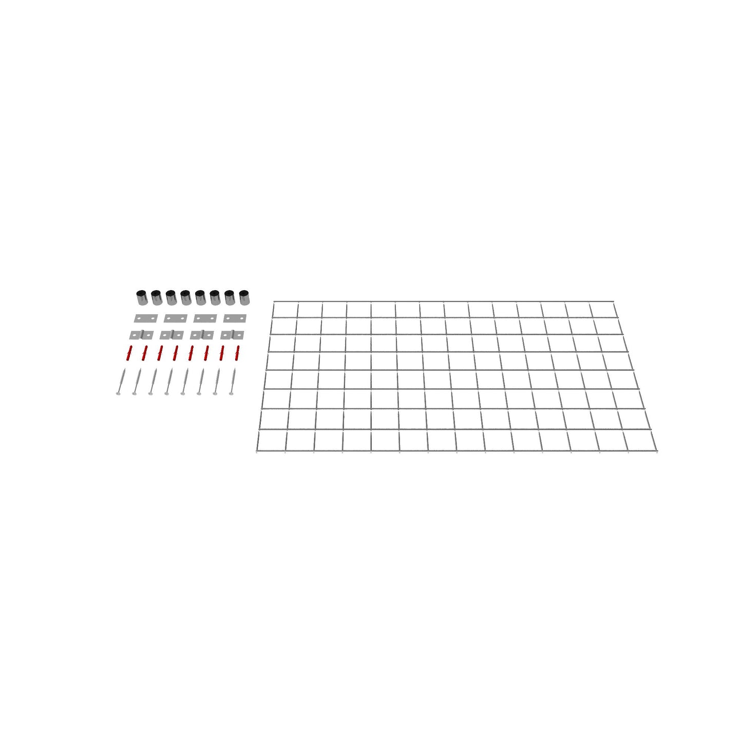 Traliccio decorativo (incl. materiale di montaggio) Dimensioni della rete 5 x 5 cm